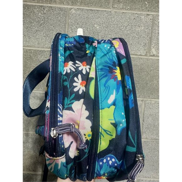 Vera Bradley Backpack Lighten Up Grand Firefly Floral Bag Water Repellent - Picture 3 of 9
